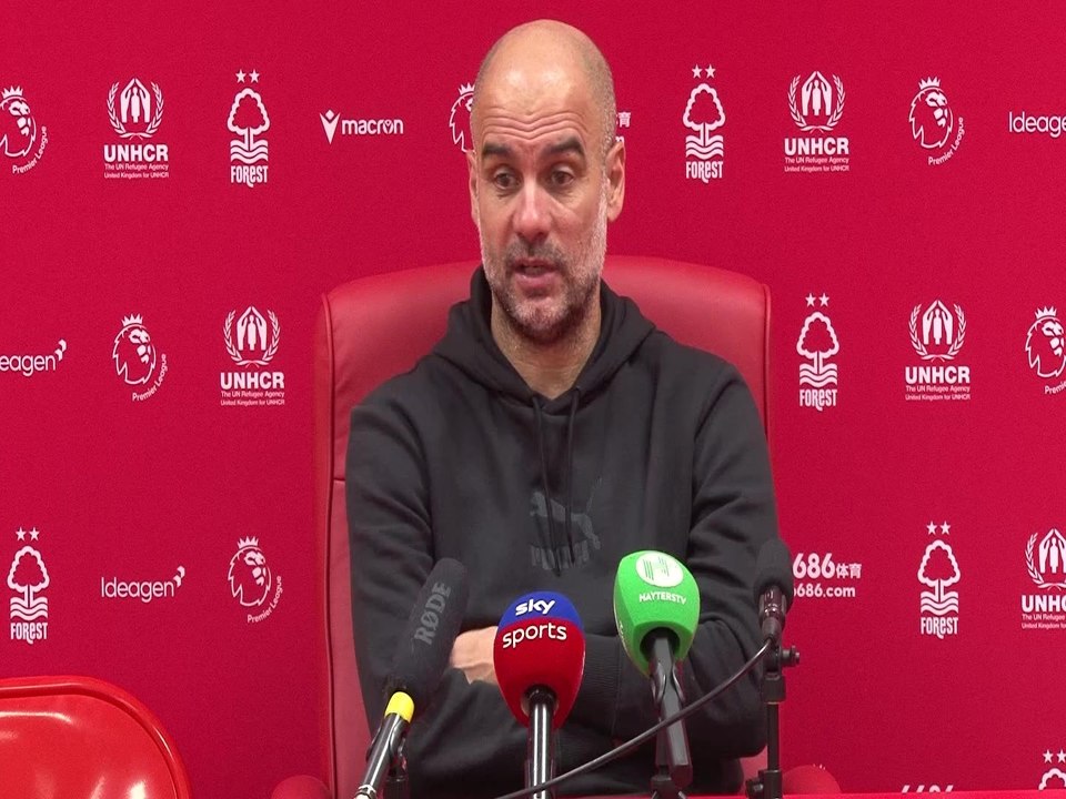 Guardiola post City's 1-1 draw with Forest (part two)