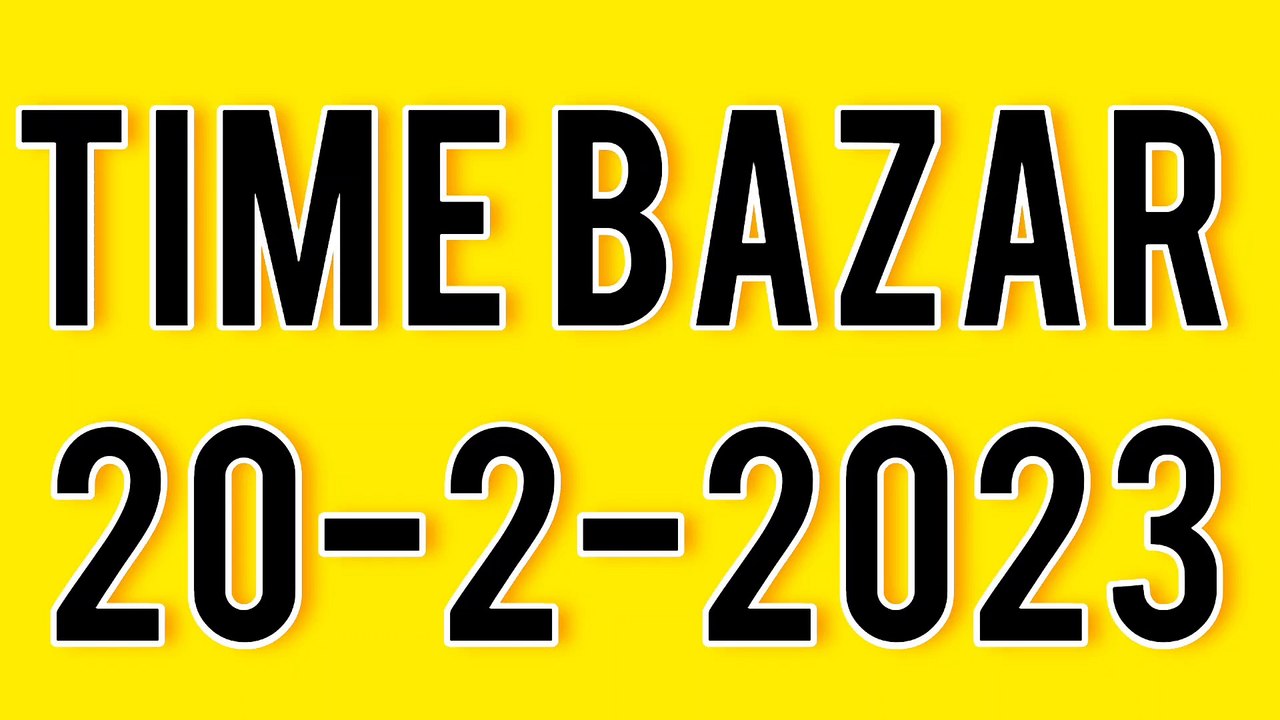 Time bazar today satta matka time bazar