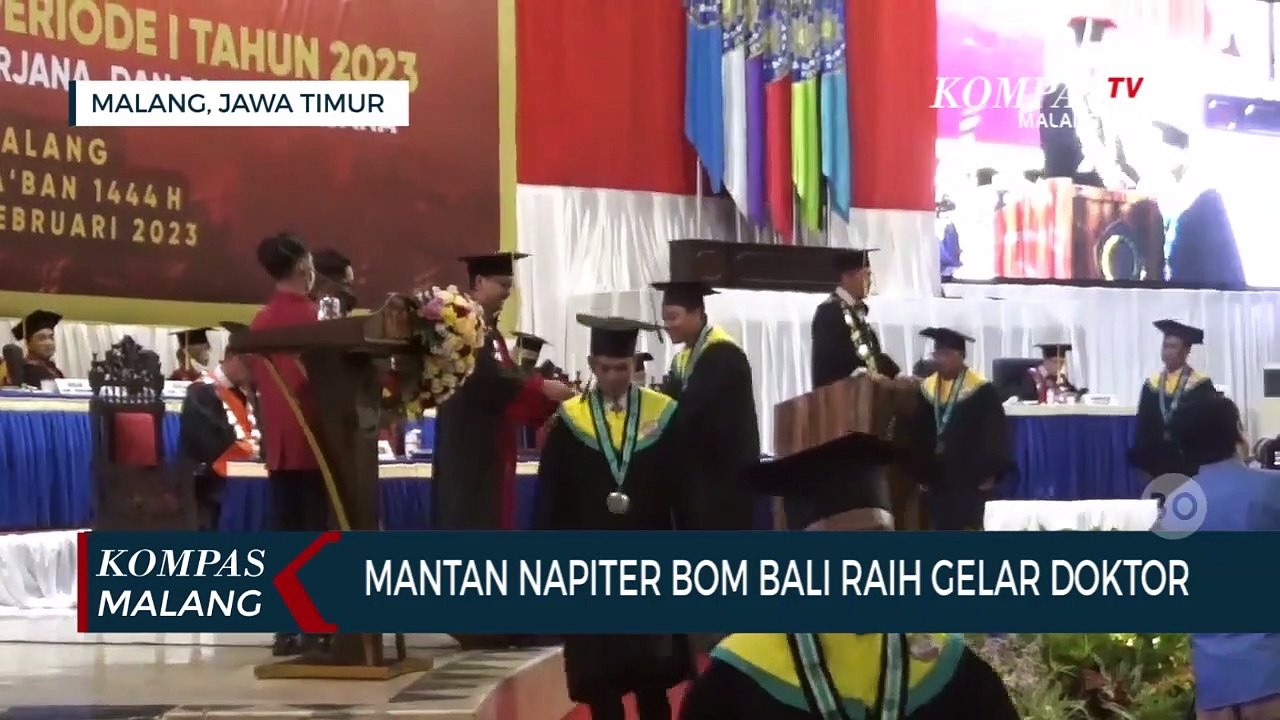 Ali Fauzi, Mantan Napiter Bom Bali Raih Gelar Doktor