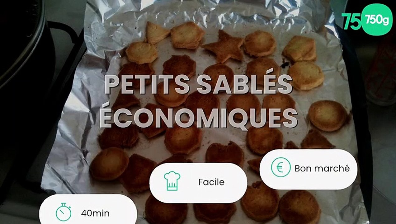 Petits sablés économiques