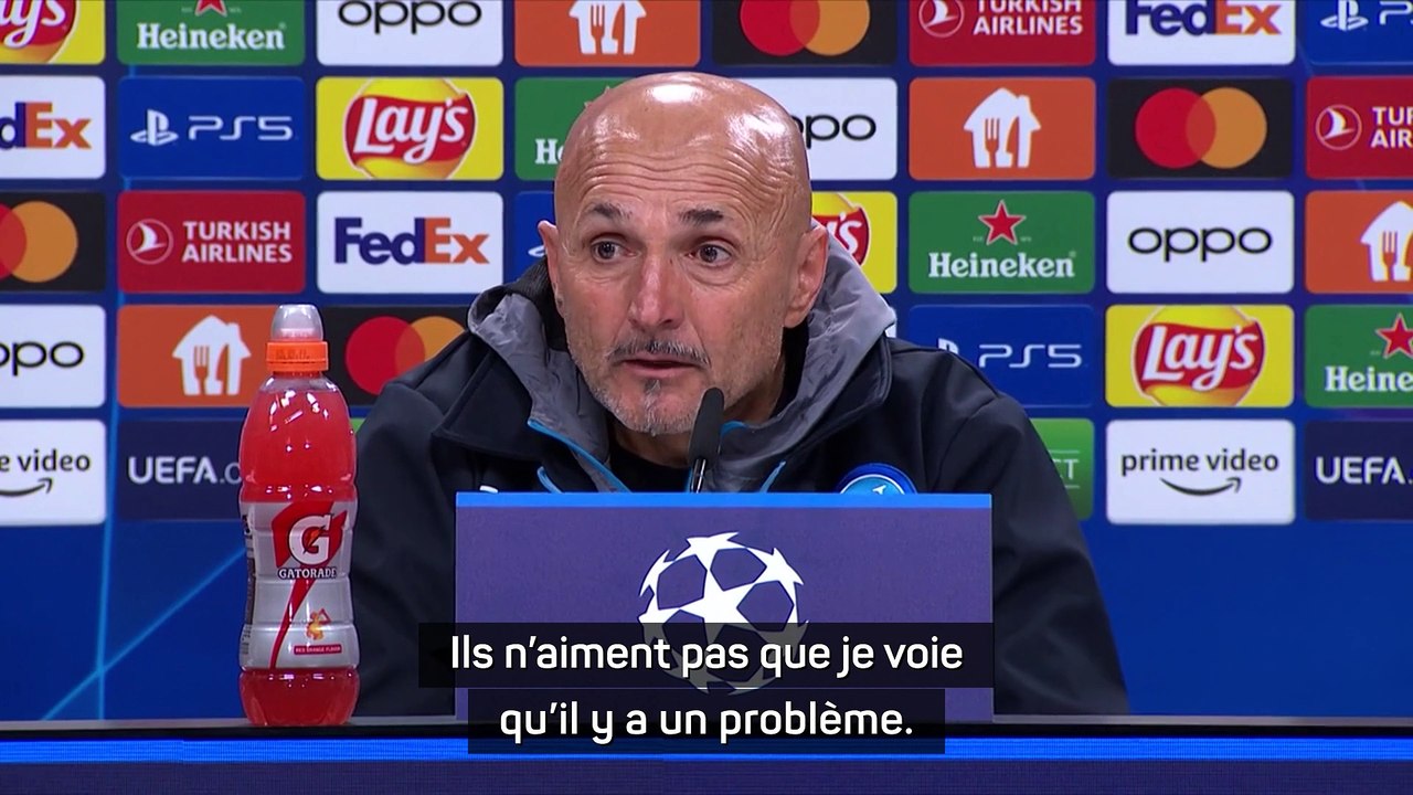 Spalletti : "Nous devons rester calmes"