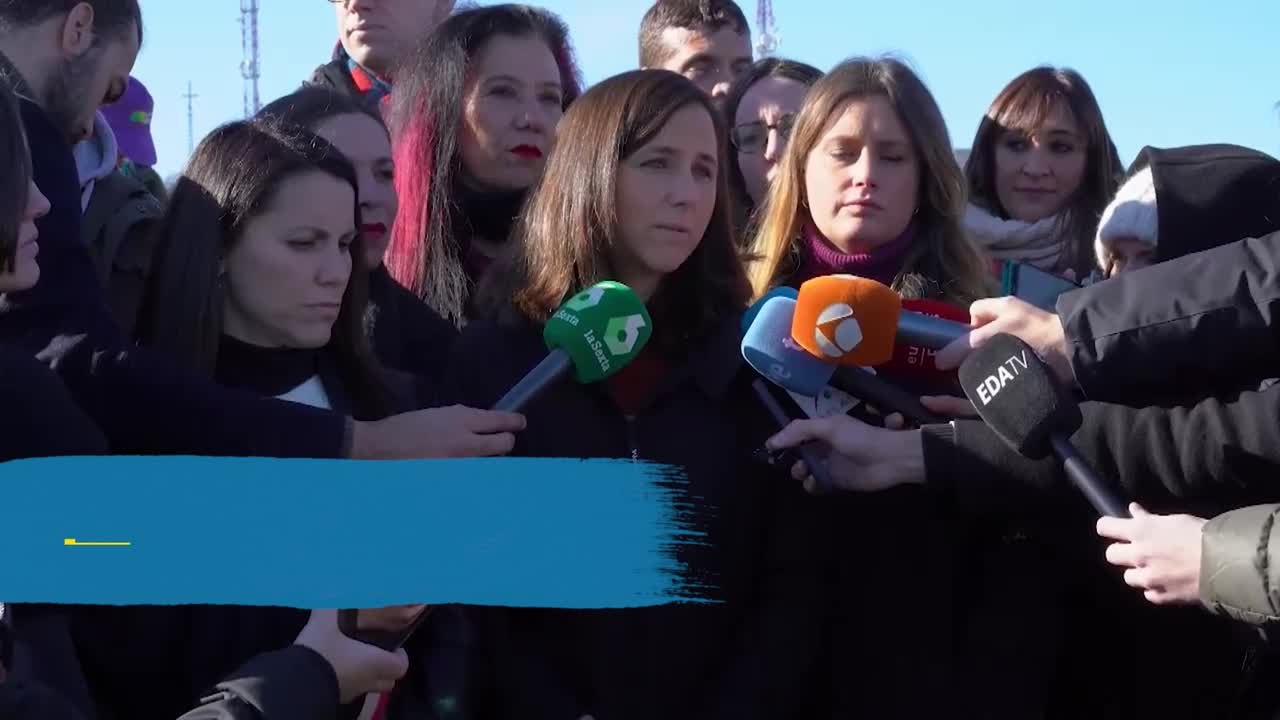 Belarra acusa al PSOE de colaborar en la escalada bélica