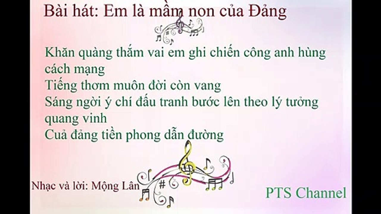 Bài hát: Em là mầm non của Đảng