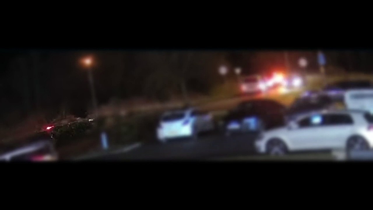 CCTV attempted murder of Detective Chief Inspector John Caldwell - Wednesday 22