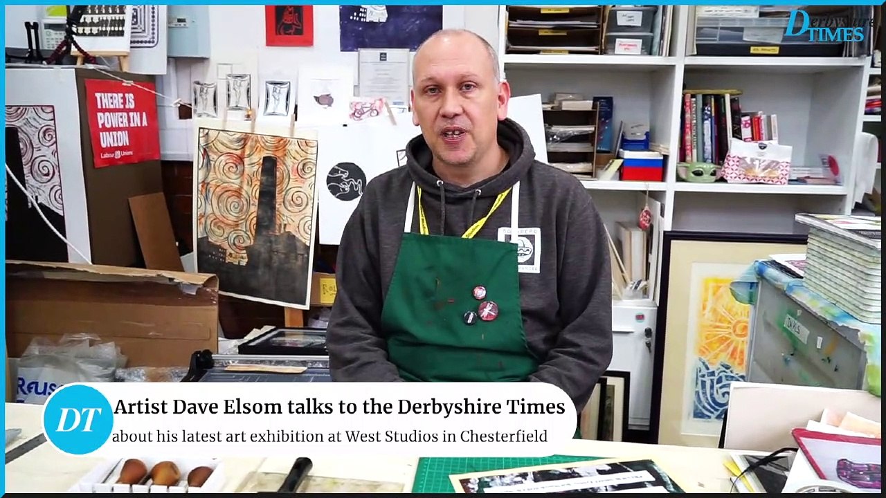 Dave Elsom art exhibition at West Studios