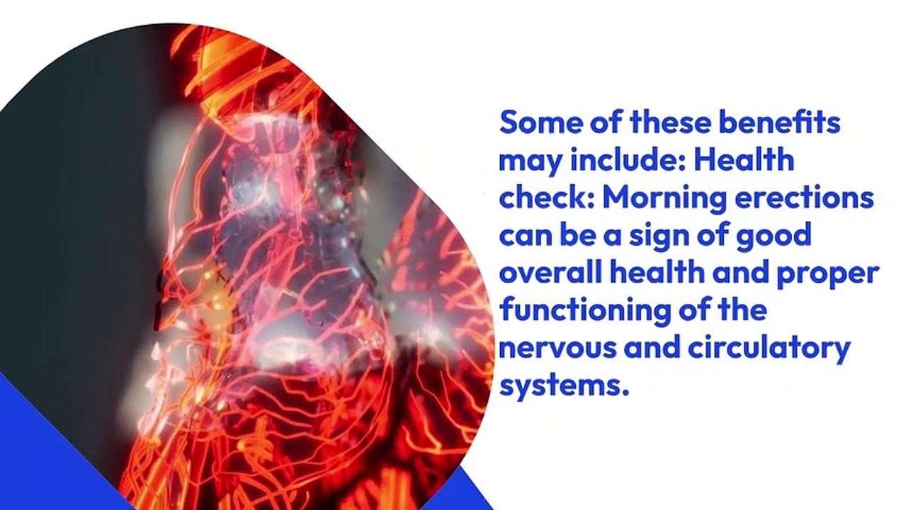 What are the signs of an erection in the morning and its benefits for health