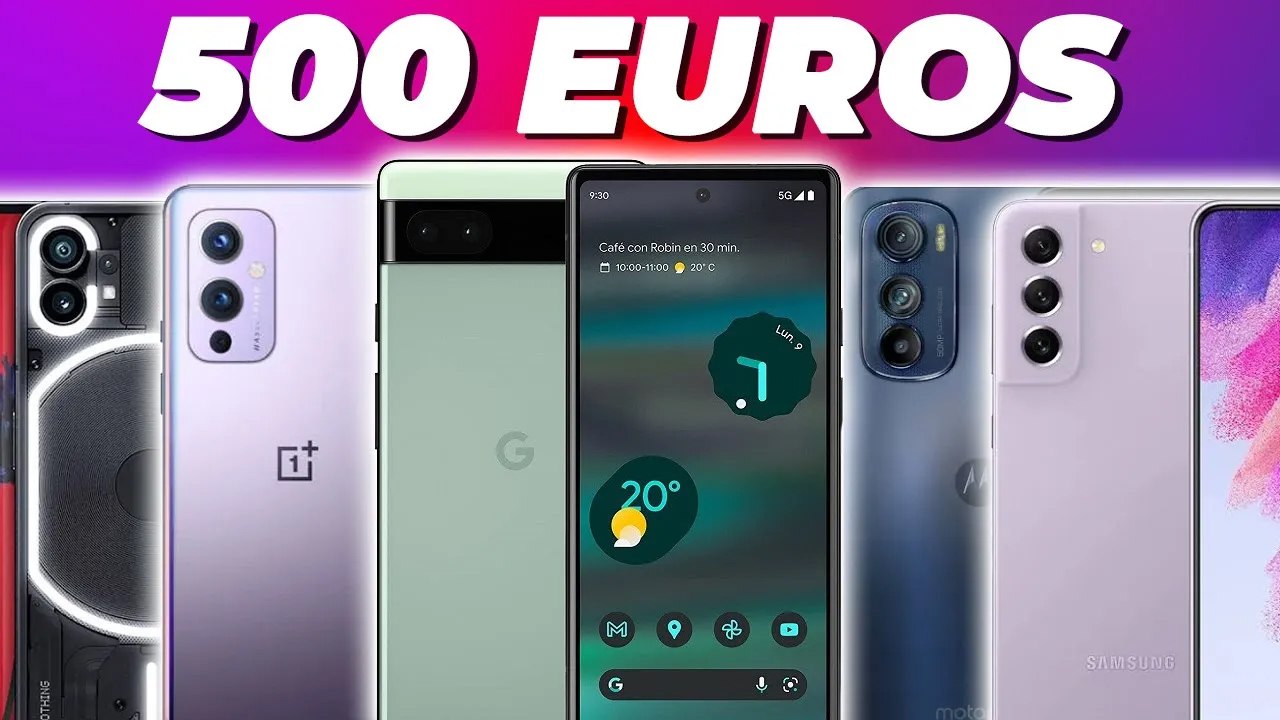 MEJORES MÓVILES por MENOS de 500 euros 2023