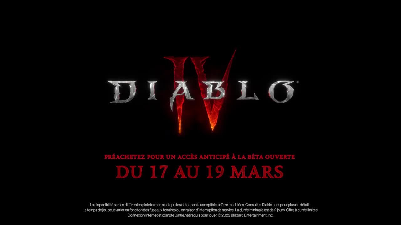 Diablo 4 beta live-action