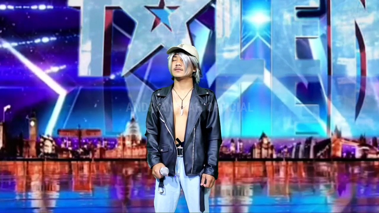 A Very Extraordinary Singing SHE'S GONE Steelheart Cover ANDRIANSYAH- America's Got Talent 2023 #AGT