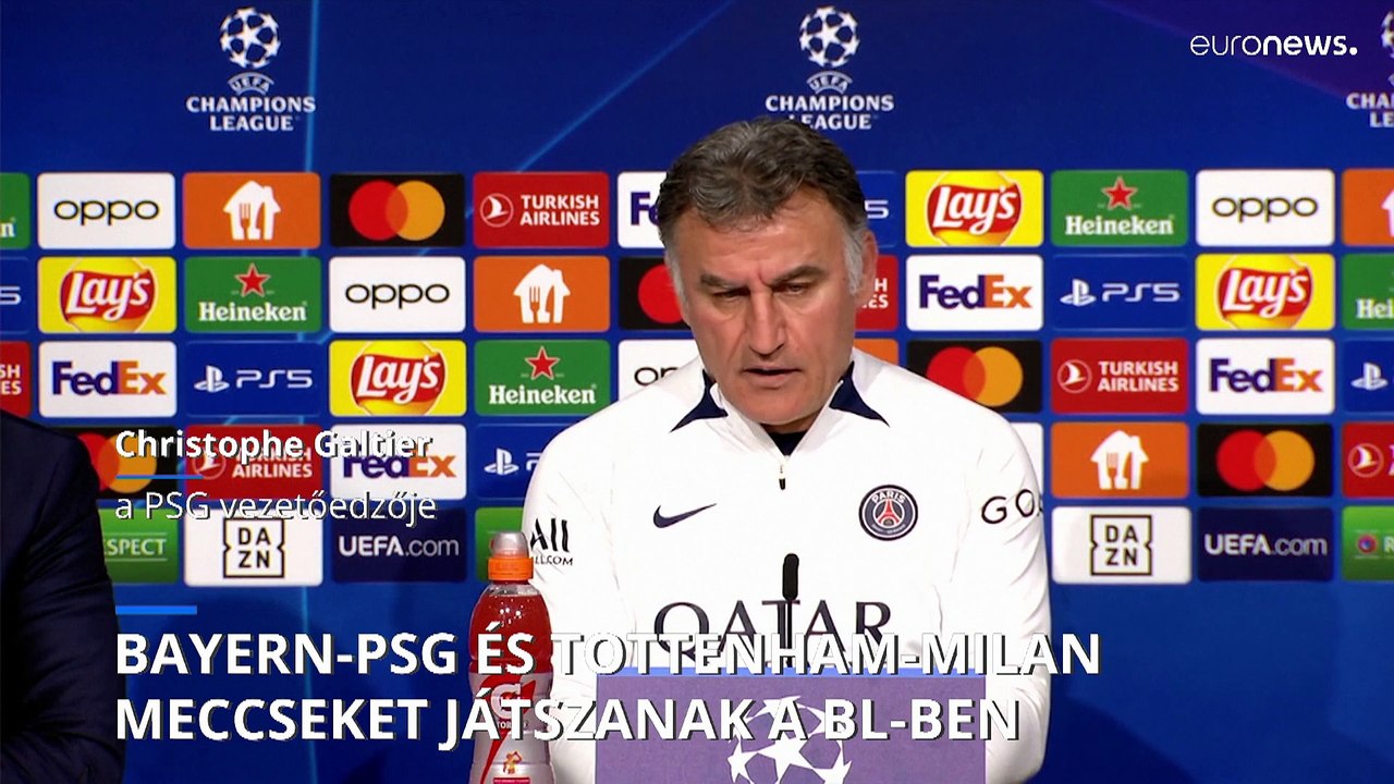Bayern-PSG és Tottenham-Milan meccseket rendeznek a Bajnokok Ligájában