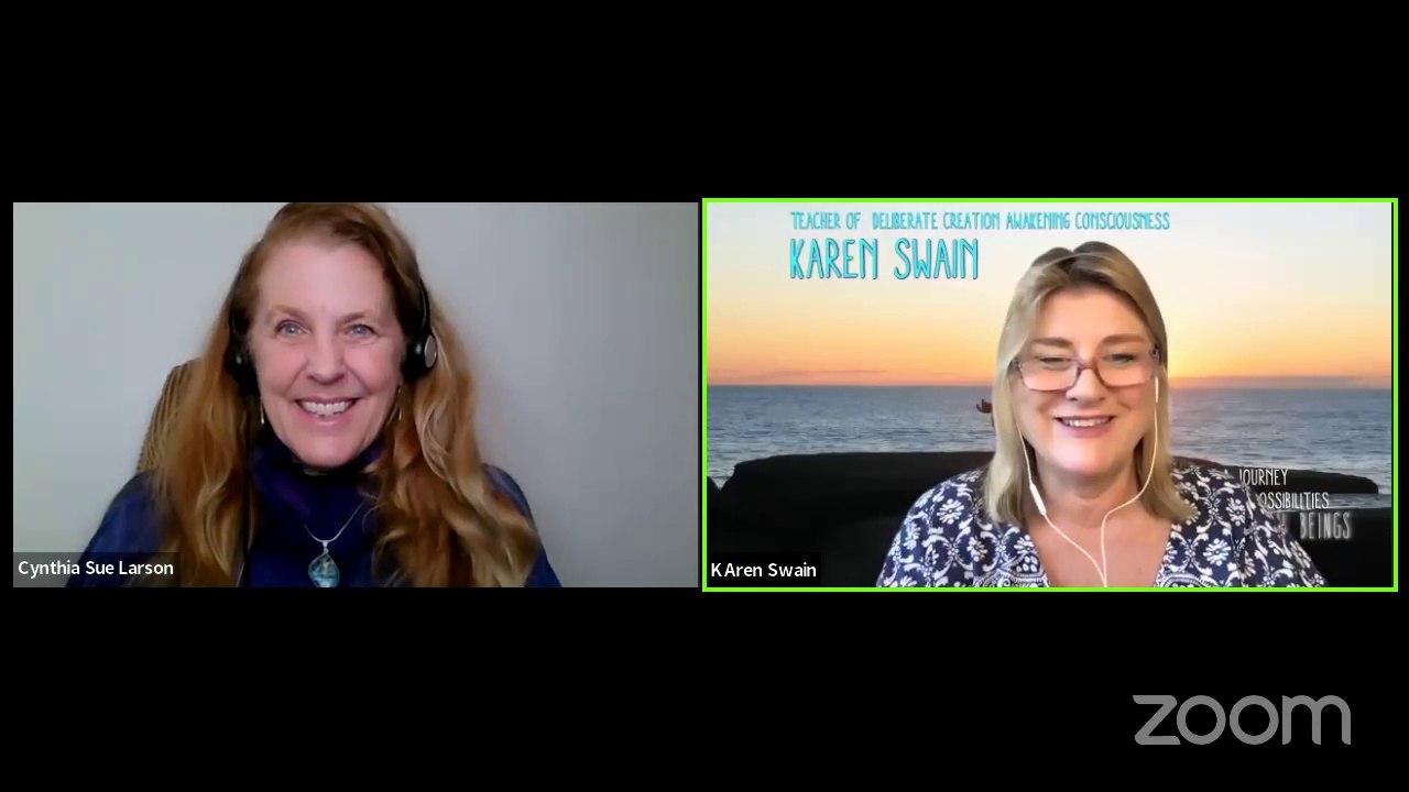 The Dawn of  Quantum Age Cynthia Sue Larson Inner Sanctum Online Sessions with KAren Swain
