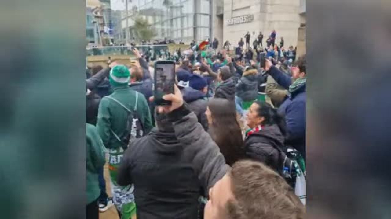 El beticismo inunda Mánchester de ilusión