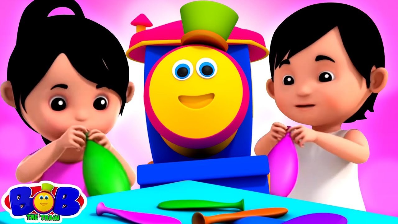 Balloon Song + More Preschool Rhymes & Children Songs