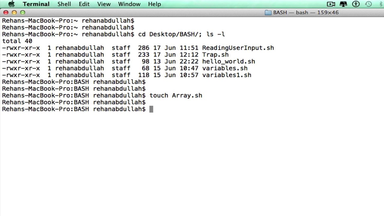 BASH SCRIPTING || TUTORIAL 6 - CREATING AN ARRAY