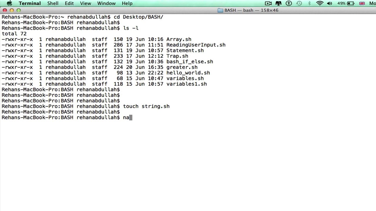 BASH SCRIPTING || TUTORIAL 10 - STRING COMPARISONS (=)