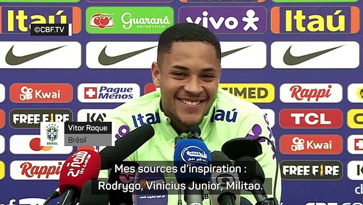 Vitor Roque : "Neymar, une source d'inspiration"