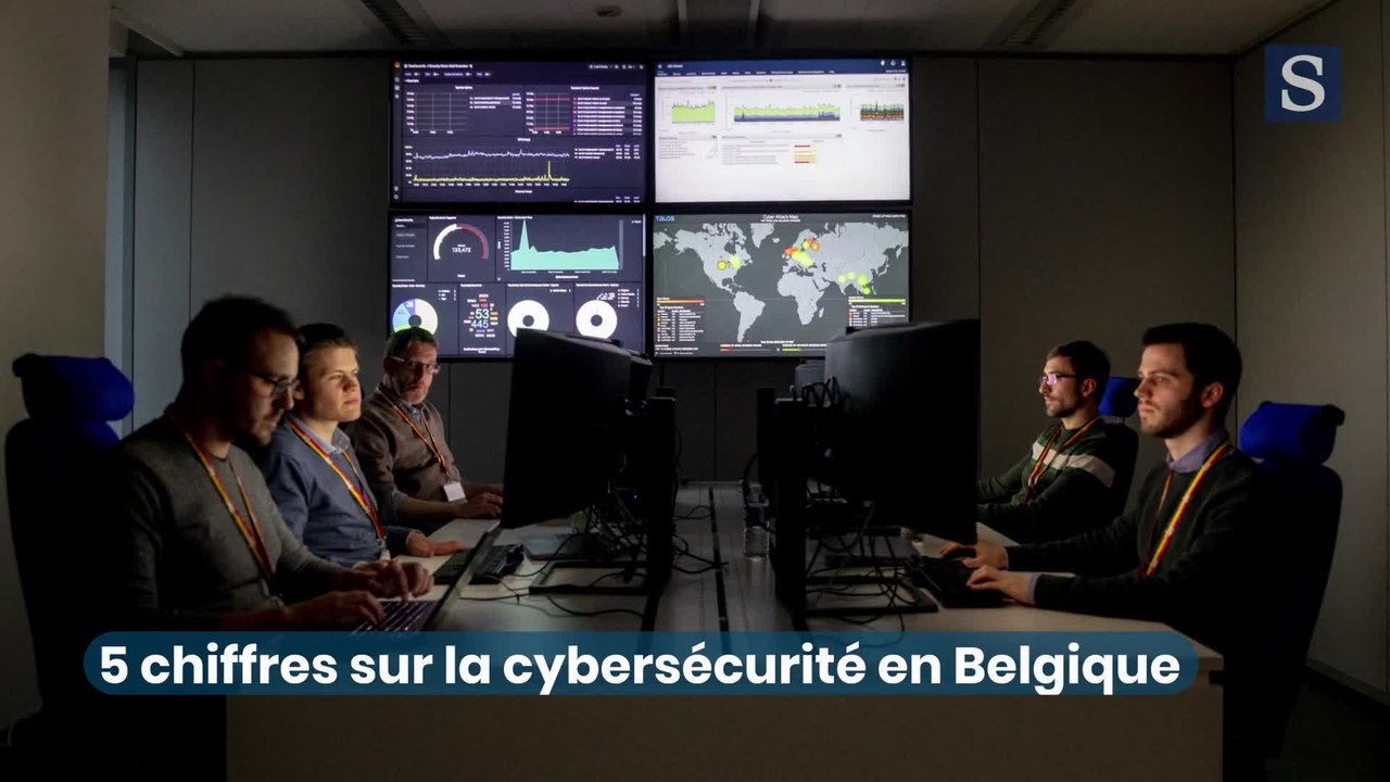 Cinq chiffres sur la cybersécurité en Belgique