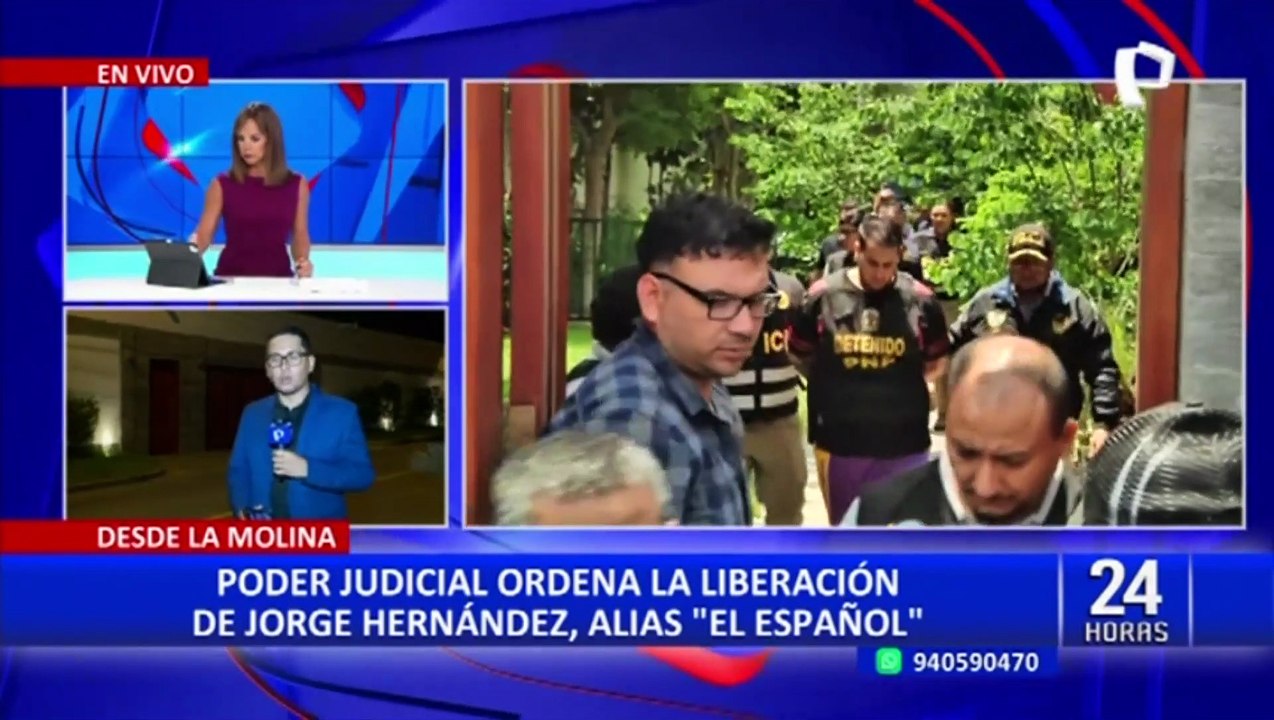 Jorge Hernández alias “El Español” sale en libertad tras orden judicial