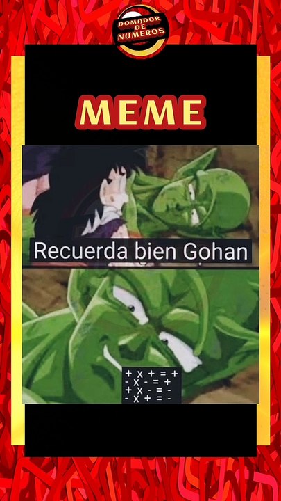 MEME! No olvides la ley de signos! MEME! Don't forget the law of signs!