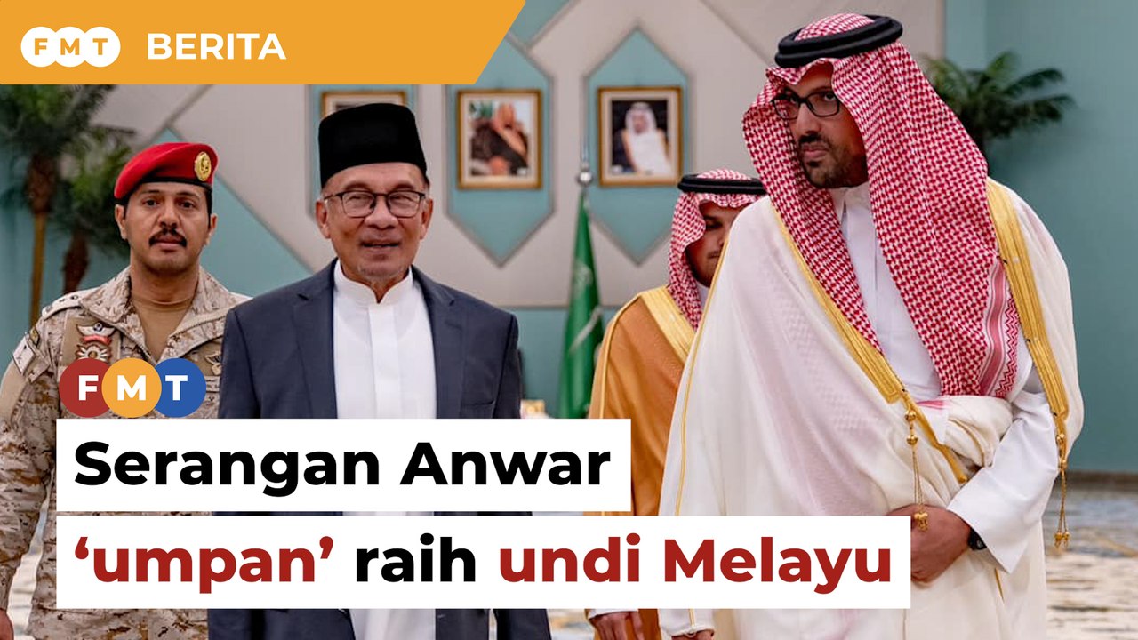 Kunjungan Anwar ke Saudi diserang hanya ‘umpan’ raih undi Melayu, kata penganalisis