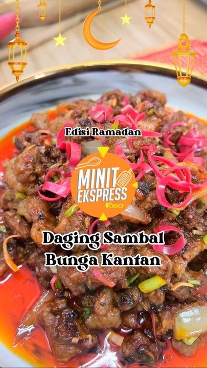 Daging Sambal Bunga Kantan