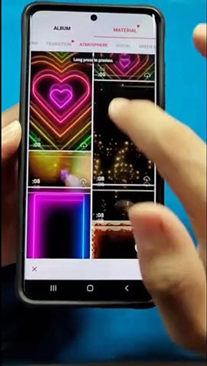 How to make thunder video intro with inshot.