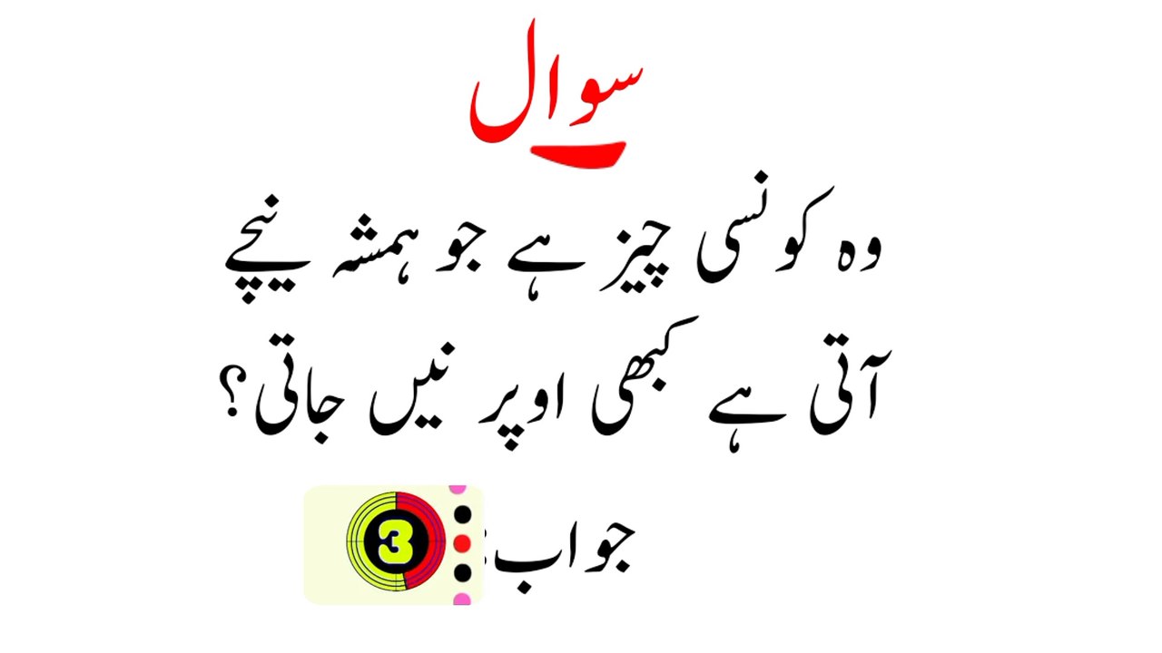 urdu paheliyan with answer