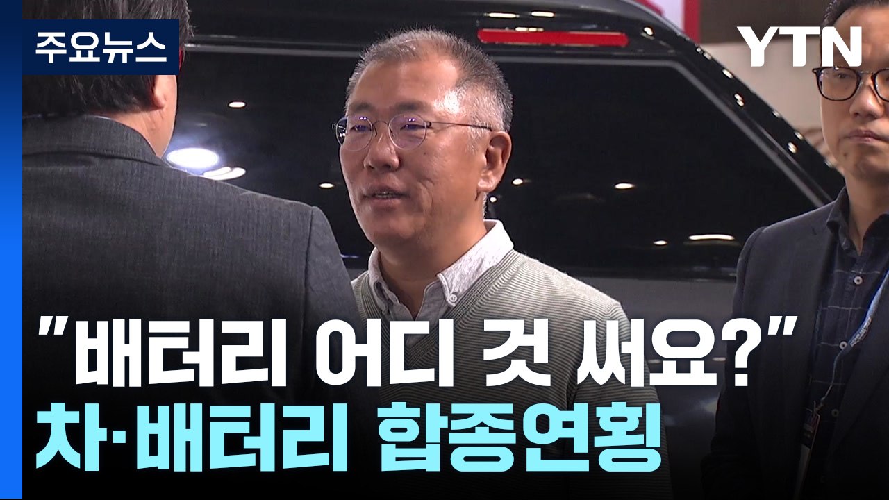 정의선 "배터리 어디 것 써요?"...차-배터리 합종연횡 / YTN