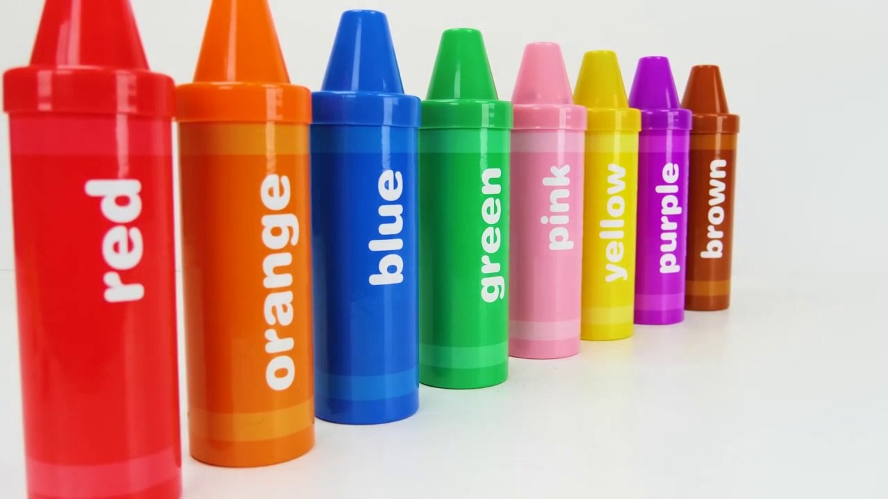 Best Learning Video for Toddlers Learn Colors with Crayon Surprises