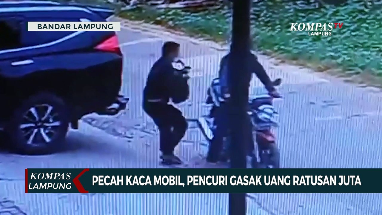 Modus Pecah Kaca, Mobil Pencuri Gasak Uang Ratusan Juta