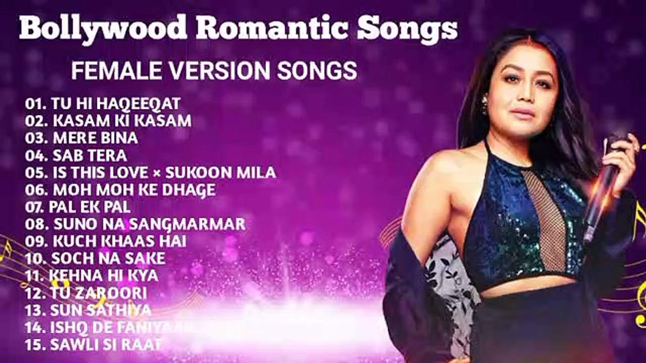 Top 15 Bollywood Romantic Songs  Female Version Songs  #bollywoodsongs