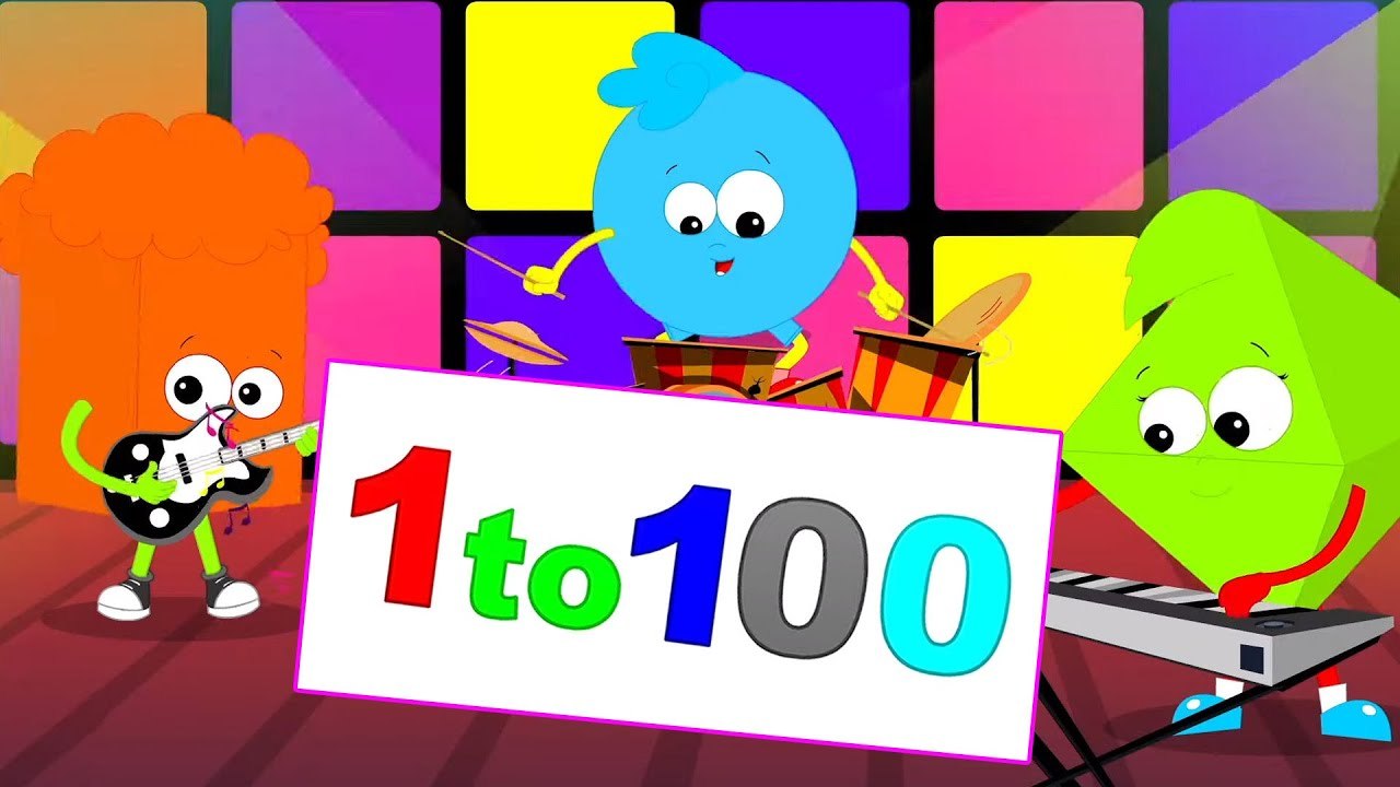 Numbers Song: Learn 1 to 100 And Kindergarten Rhymes For Kids