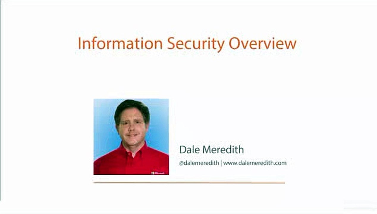 22. Information Security Overview