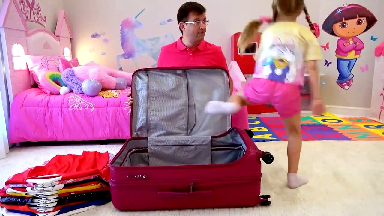 Kids Roma Show Diana and her new nanny_funny video English