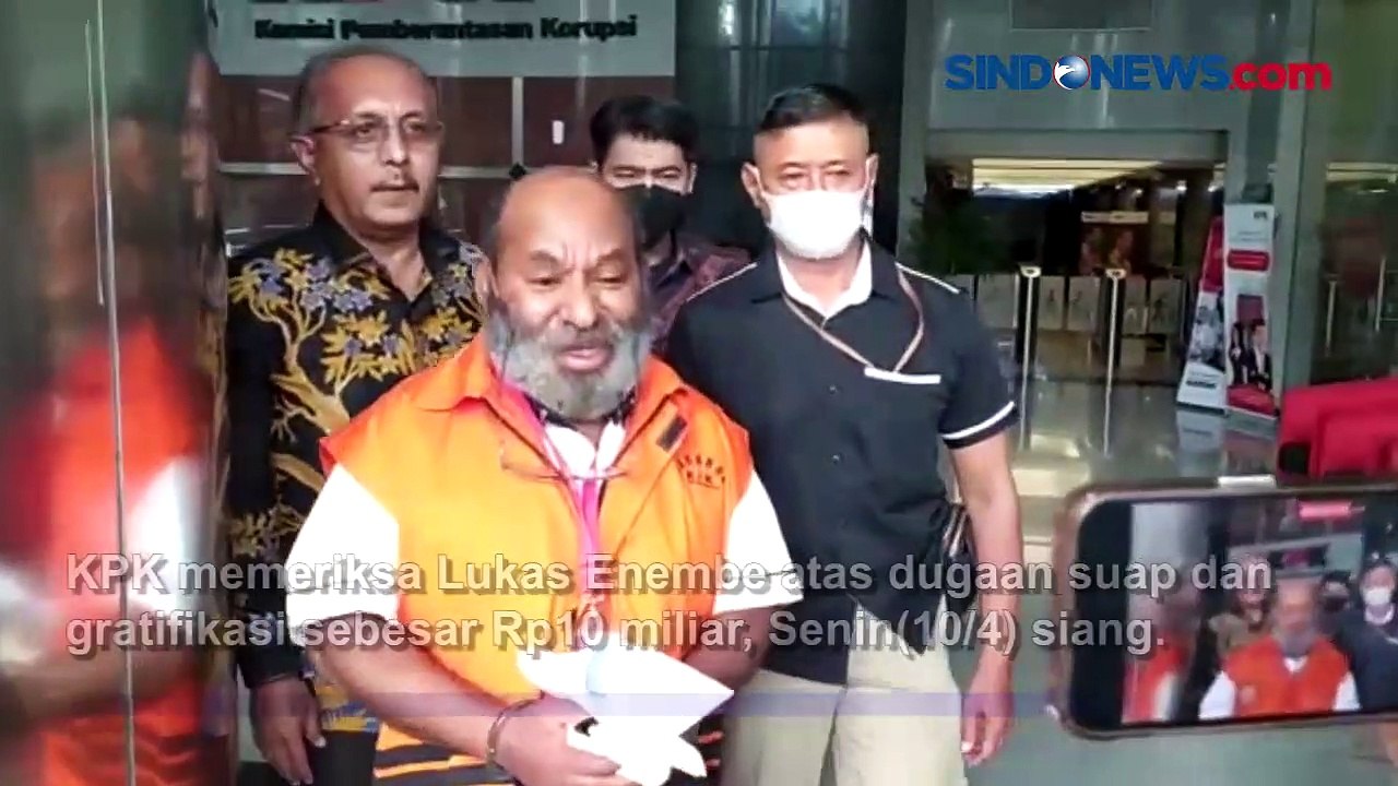 Lukas Enembe Jalani Pemeriksaan Lanjutan di KPK