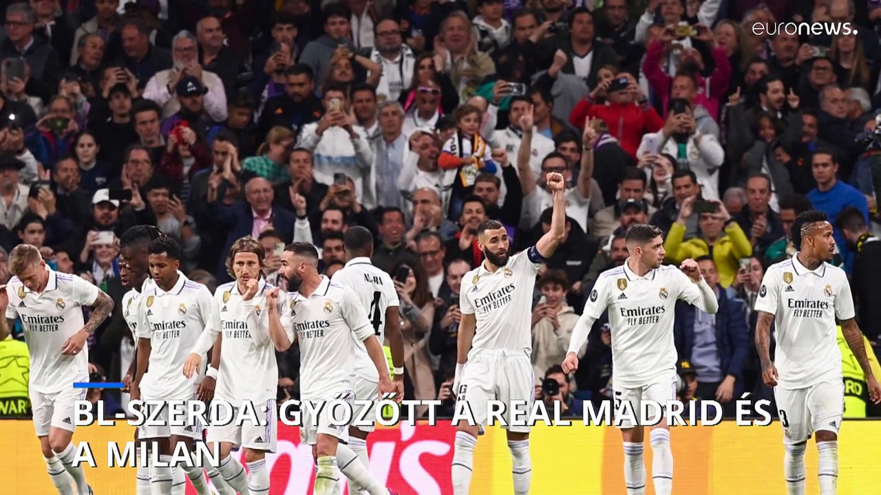 BL-szerda: győzött a Real Madrid és a Milan