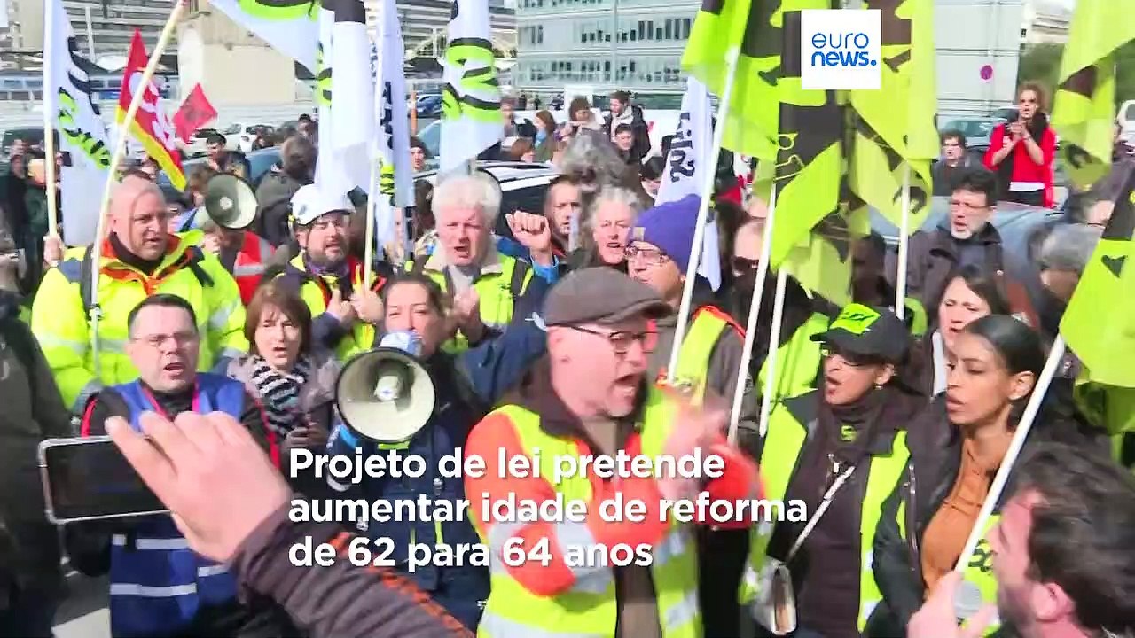 12º dia de protestos contra a reforma das pensões