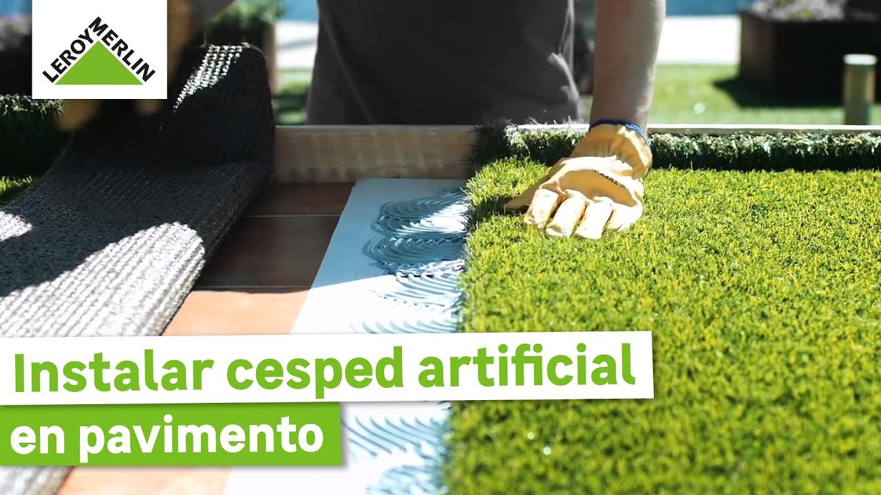 Cómo instalar césped artificial