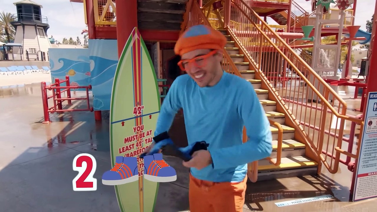 Blippi explora un parque acuático | Aprende con Blippi | Videos educativos para niños
