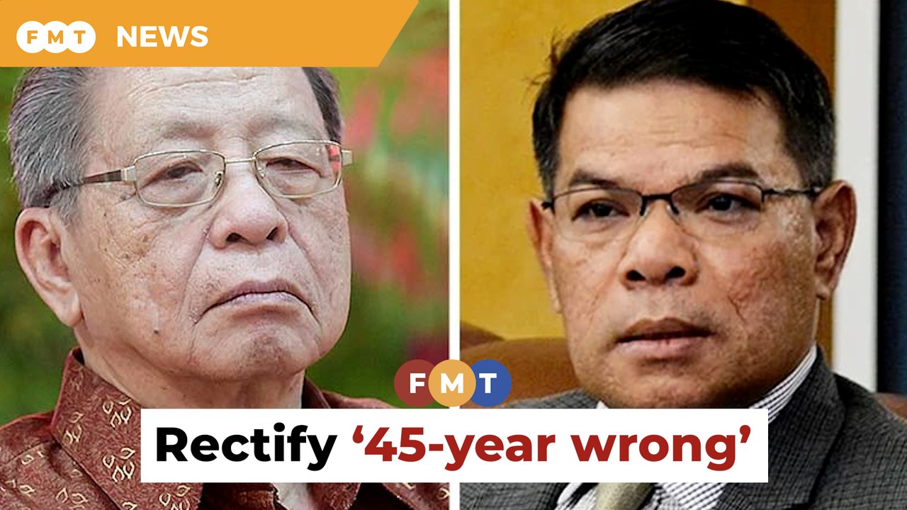 Lift ban on ‘Golden Son of Kadazan’ book, Kit Siang tells Saifuddin