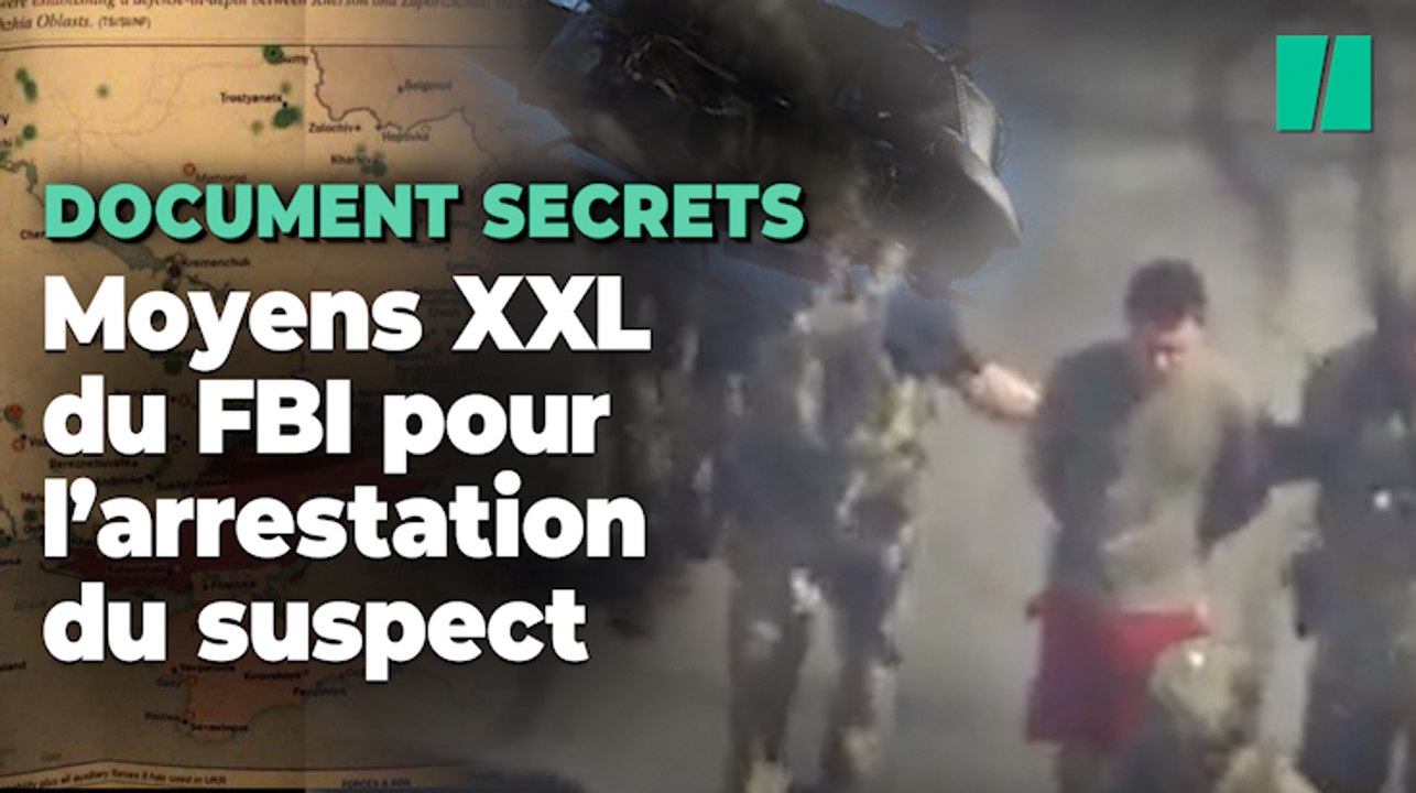 Fuite de documents secrets : les images de l’arrestation montrent que le FBI n’a pas lésiné sur les moyens