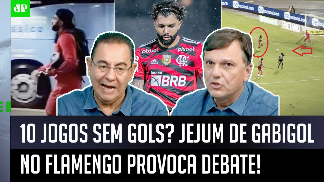 "É o Gabigol que TEM QUE EXPLICAR isso! O que ME CHAMA ATENÇÃO é..." Jejum no Flamengo é CRITICADO!