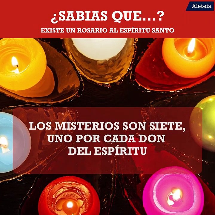 Reza el Rosario del Espíritu Santo
