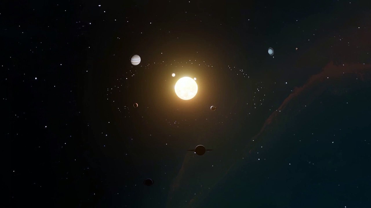 Solar system video 4k HDR 3840x2160-24fps
