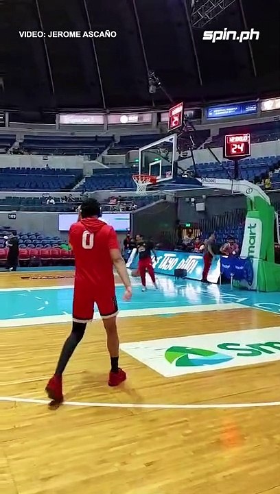 WATCH: Jeremiah Gray warming up for PBA Finals Game 5
