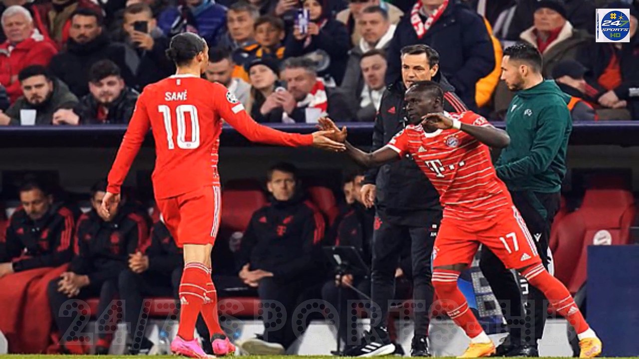 Thomas Tuchel made a substitution when Sadio Mané replaced Leroy Sane during the man city vs Bayern Munich match