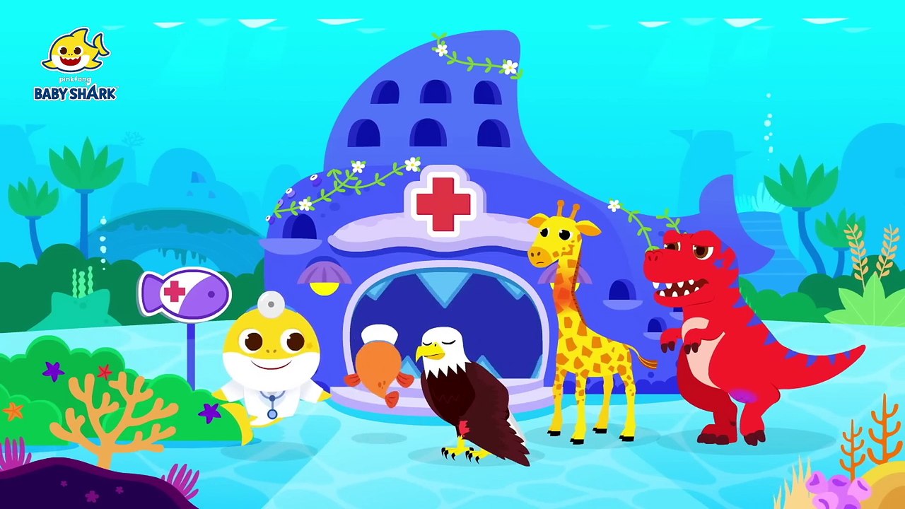 Dinosaur Visits Baby Shark Doctor - +Compilation - Baby Shark Episodes - Baby Shark Official