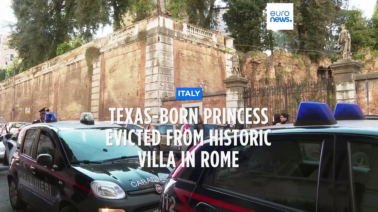 Princess evicted from villa containing only known Caravaggio ceiling