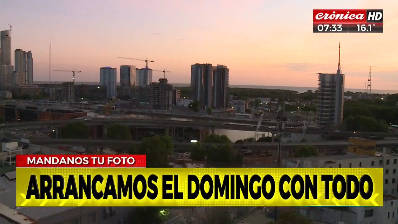 Clima de hoy, domingo 23 de abril