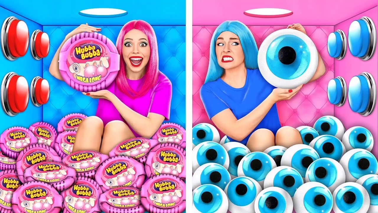 1000 Mystery Buttons Challenge Only 1 Let's you Escape | Funny Challenge